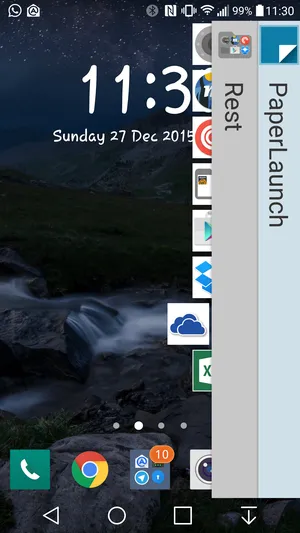 PaperLaunch Side launcher